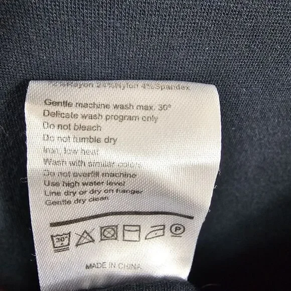 Wood Wood Half Zip Sweater in Navy Blue - Size 34